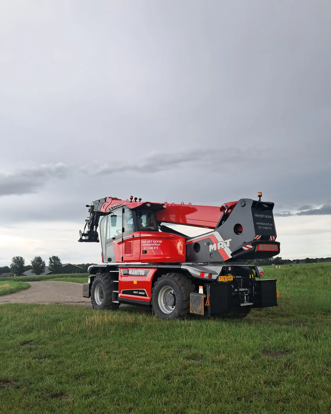 Zeer complete nieuwe Manitou MRT 2660 voor Van het Goor Verreikerverhuur in Doornspijk.